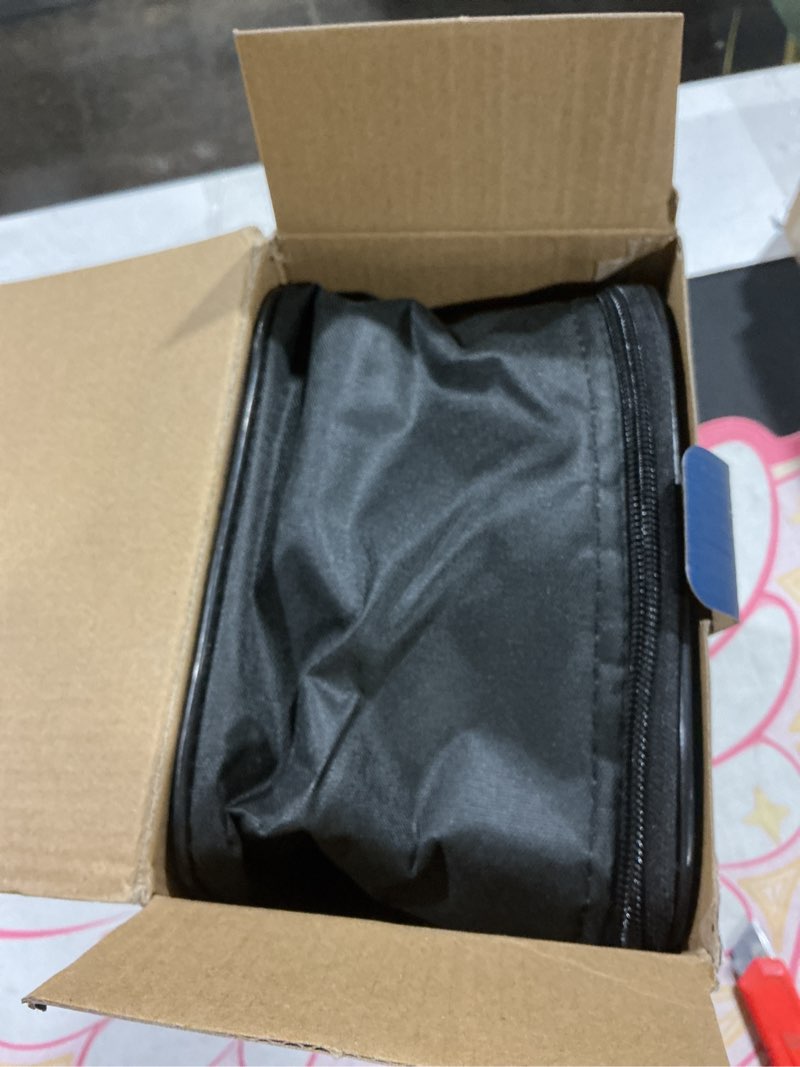 Condition photo showing As Is for TRAVELISIMO Electric Lunch Box for Adults 80W Heated Lunch Box For Men 1.5L Stainless Steel Portable Food Warmer, 12/24/110V Electric Food Warmers for Travel & Work, Loncheras Para Hombres de Trabajo Black