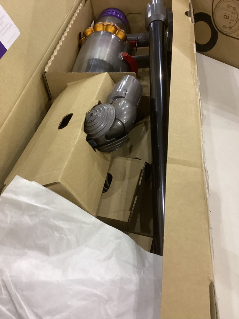 Condition photo showing As Is for Dyson V15 Detect Plus Cordless Vacuum, Illumination Reveals dust, 240AW, 3 Power Modes, Up to 60 Minutes,² Deep Cleans Hard Floors and Carpets, Detangles pet Hair, Converts to Handheld