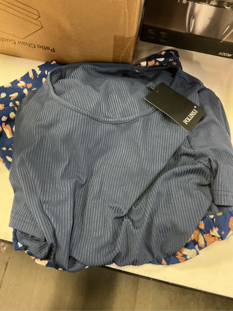 Condition photo showing New/Like New for folunsi women plus size dresses short sleeve loose ribbed casual long maxi dresses with pockets size 2x