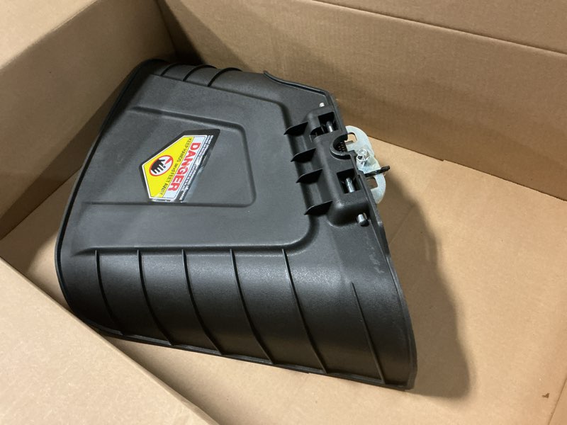 Condition photo showing Good Condition for 631-04354c 631-04354b chute assembly/deflector chute assembly compatible with mtd, cub cadet, troy-bilt rzt lx sx xt1 xt2 zt1 42 46 - replaces 631-04354, 631-04354a, 731-07020, 731-07020b, 931-06354