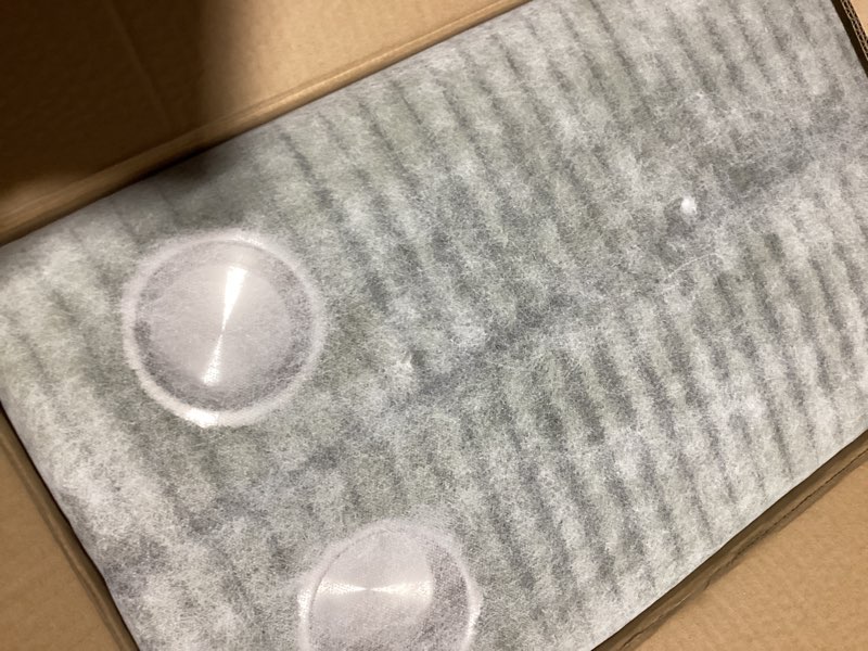 Condition photo showing As Is for LINSY HOME Sectional Sleeper Sofa with Pull Out Couch Bed - Convertible Plush Corduroy Cloud Couch with Storage Chaise & USB Charging, Comfy U Shaped Modular Couches for Living Room, Green Green Sleeper Sofa 3 INCOMPLETE 