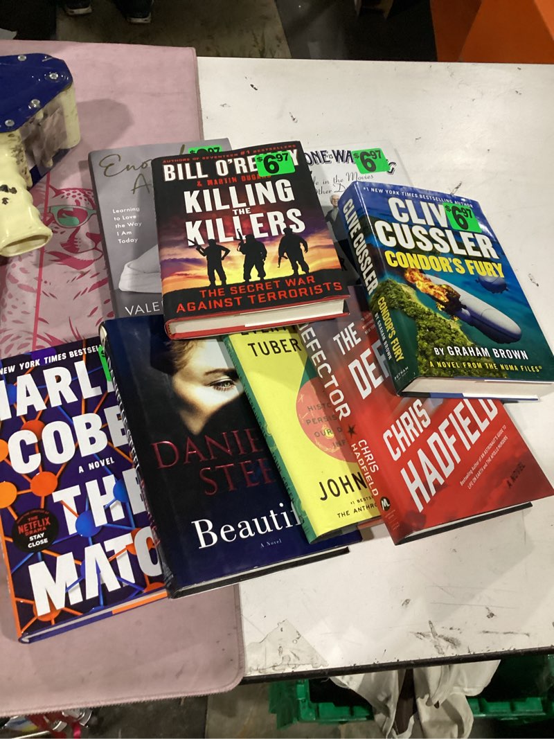 assorted adult books