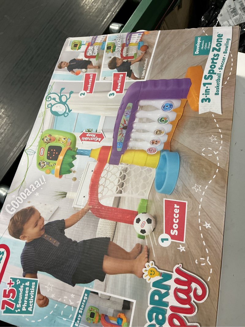 Condition photo showing New/Like New for little tikes 3-in-1 sports zone