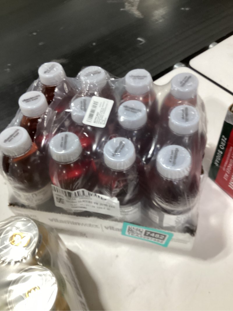 Condition photo showing New/Like New for vitaminwater XXX Acai-Blueberry-Pomegranate Zero Sugar, Flavored Water Beverage, 20 fl oz Bottles, 12 Pack Zero Sugar XXX Açai Blueberry Pomegranate 20.05 Fl Oz (Pack of 12)