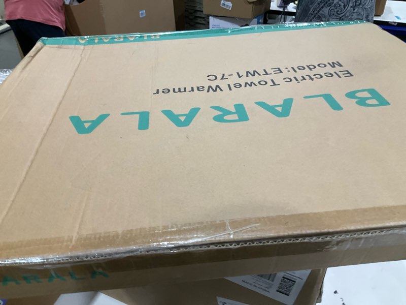 Condition photo showing New/Like New for Heated Towel Racks for Bathroom, Wall Mounted Electric Towel Warmer Racks with Timer & Temperature Control, 6 Bar Stainless Steel Towel Heater for Bathroom, Brushed Silver, Plug-in Round-brushed Silver 6 Bars