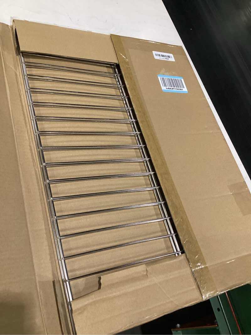 Condition photo showing Good Condition for wb48t10095 oven racks replacement parts for ge profile oven rack 304 stainless steel ge hotpoint gas range stove rack 23.75’’ x 17.4’’ spectra xl44 electric roaster double wire rack shelf 2 pcs 23.75'' x 17.4'' upgraded oven rack