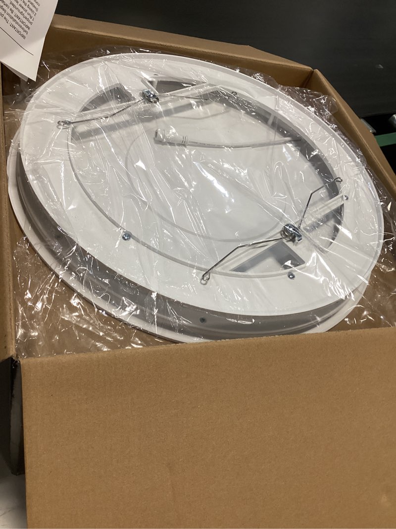 Condition photo showing Good Condition for Fitop Bathroom Exhaust Fan with Light,130 CFM 47W Ceiling Mount Shower Ventilation Exhaust Fan, 1.5Sones Bathroom Vent Fan with Light, Fan 1100LM LED Light 3000K/4000K/5000K white