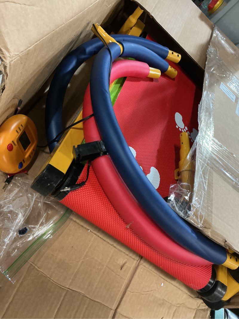 Condition photo showing As Is for Kids Exercise Equipment Collection: Strength Training, Cardio, and Active Play Essentials Kids Treadmill