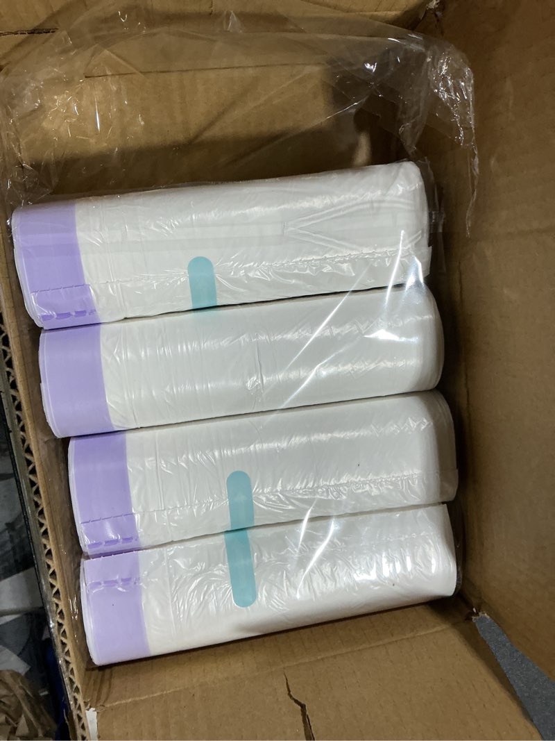 Condition photo showing Good Condition for 13 gallon trash bags lavender scented (100 count), tall kitchen drawstring garbage bags 10-13 gallon, high density bags (white)