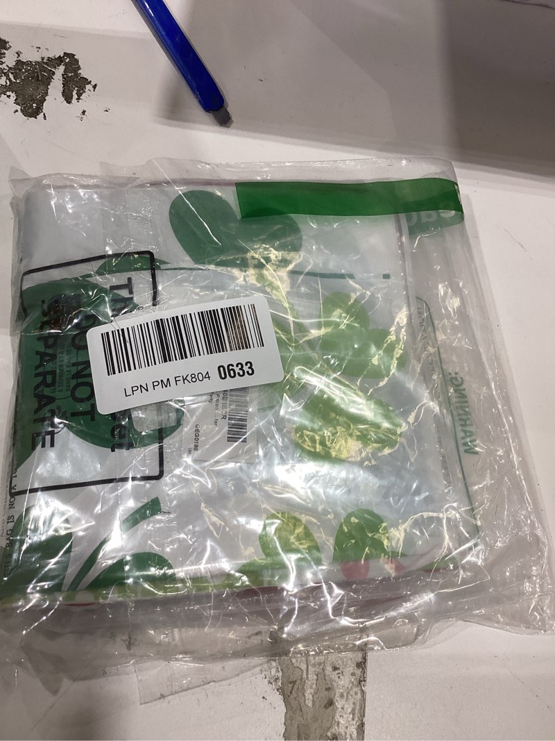 Condition photo showing New/Like New for SmoothNovelty 3 Pcs Easter Day Table Cloth Valentine's Day Disposable Table Cover St. Patrick's Day Rectangle Tablecloth 108 x 54 Plastic Waterproof Heart Egg Shamrock Print for Anniversary Party