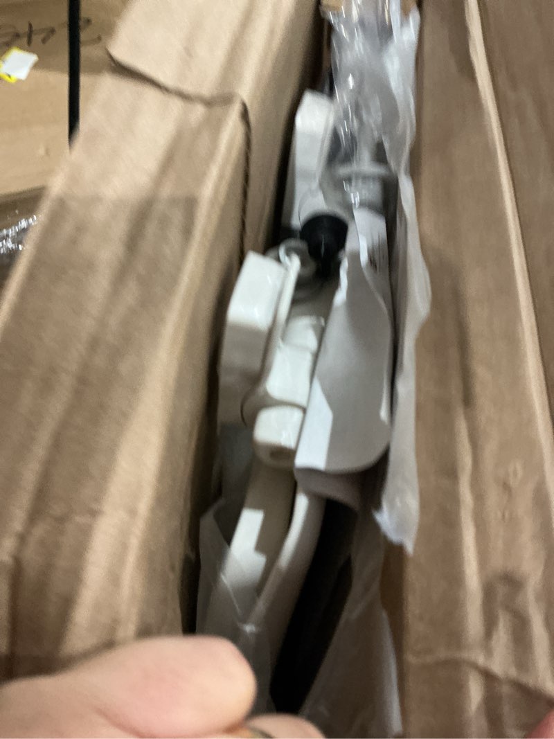 Condition photo showing As Is for bemis 730slec slow close toilet seat, easy clean hinges and durable plastic seat, made in usa, round, white