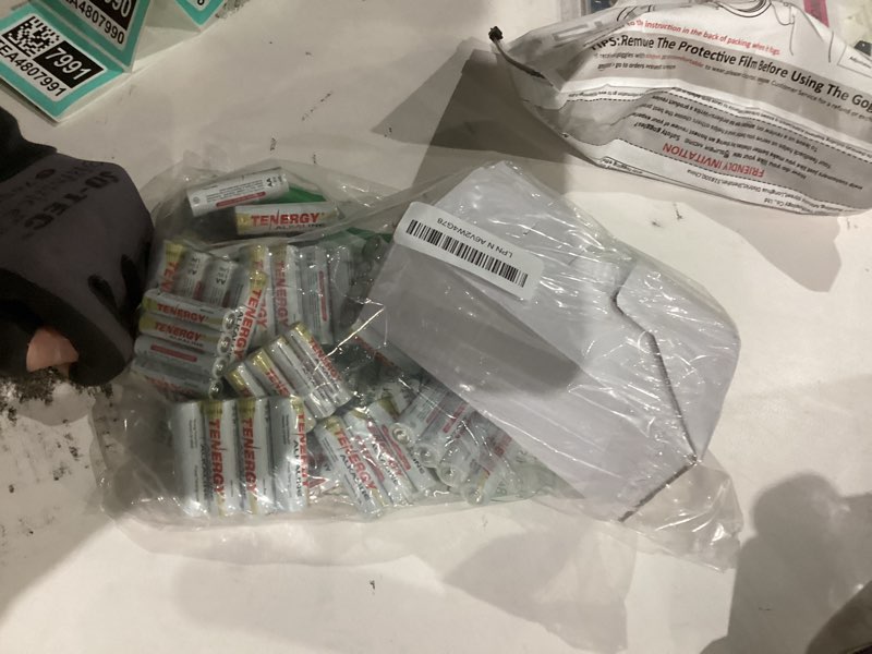 Condition photo showing New/Like New for tenergy combo 48xaa 24xaaa 1.5v alkaline batteries, high performance aa/aaa non-rechargeable battery for clocks, remotes, toys & electronic devices, household batteries 48xaa + 24xaaa