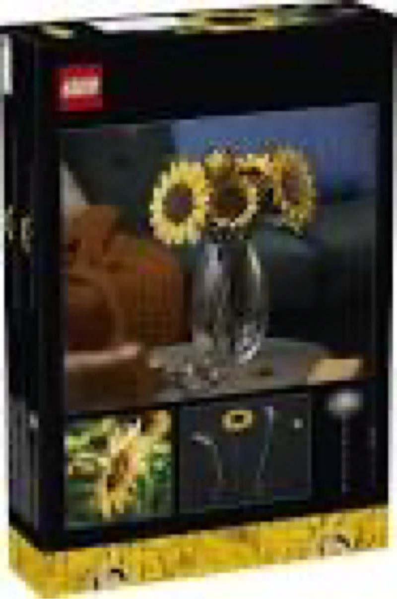 lego botanicals sunflower bouquet building set for adults, ages 18+ - gifts for mothers day - artifi
