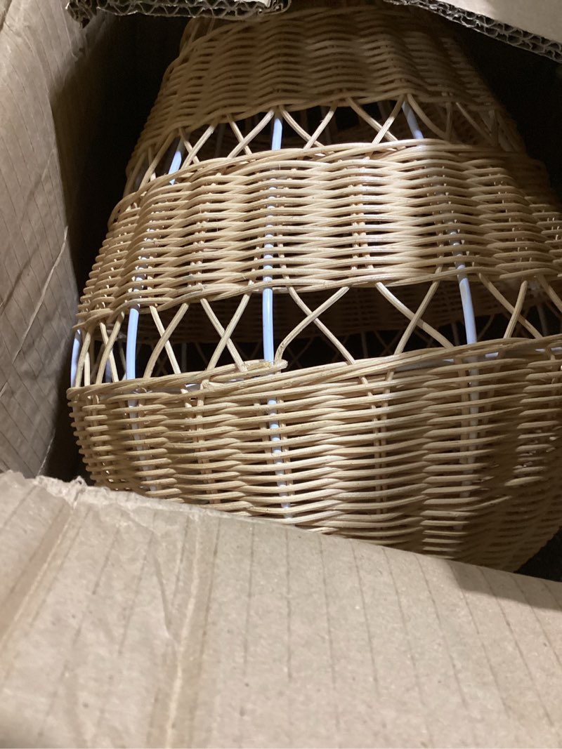 Condition photo showing Good Condition for bestoyard hot air balloon, woven hot air balloon floating the skies for kid room, preschool, nursery, photo prop - 22.44 x 9.05 x 9.05 inch