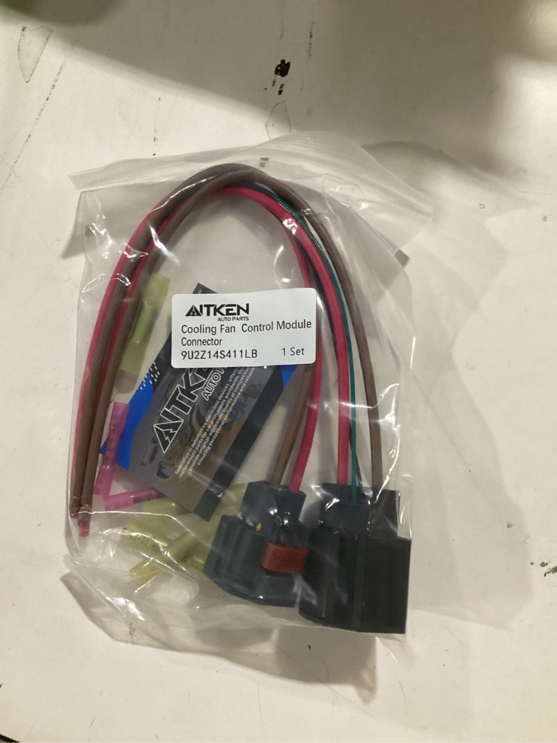 Condition photo showing New/Like New for AITKEN Cooling Fan Control Relay Module Connector Pigtail Harness Compatible with Ford F-150 Focus Fusion Escape Taurus Lincoln MKZ MKX Mercury Milan Replace# 9U2Z14S411LB.