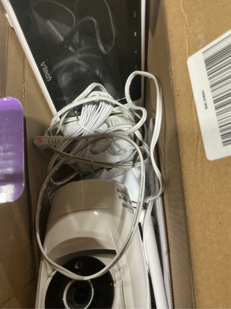 Condition photo showing As Is for (Missing camera ) VTech 2-Cameras Smart WiFi Baby Monitor with 1080p FHD Camera and 5\" HD IPS Screen, Free App with Motion Video, Sound/Motion Detection and Notifications, Split-Screen, Pan-Tilt-Zoom: VM901-2HD