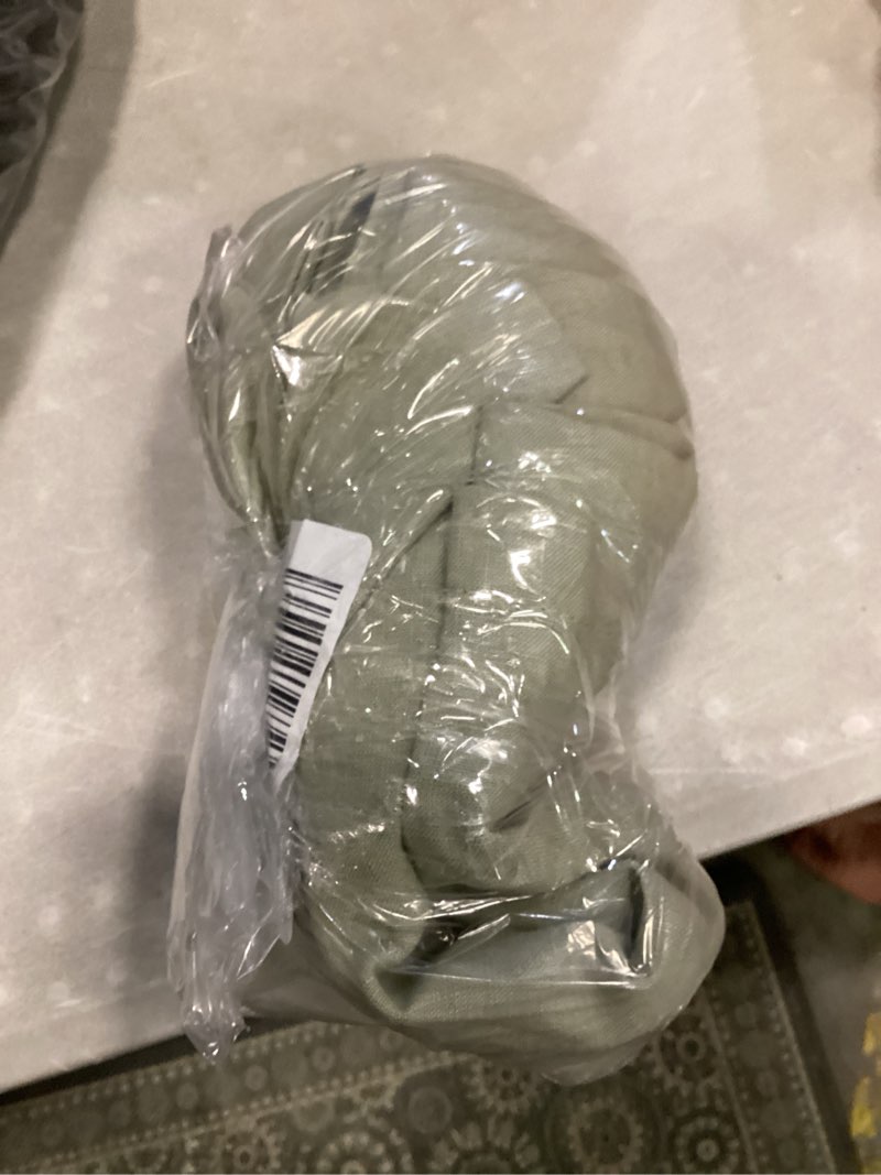 Condition photo showing Good Condition for european linen sham set, standard, willowleaf
