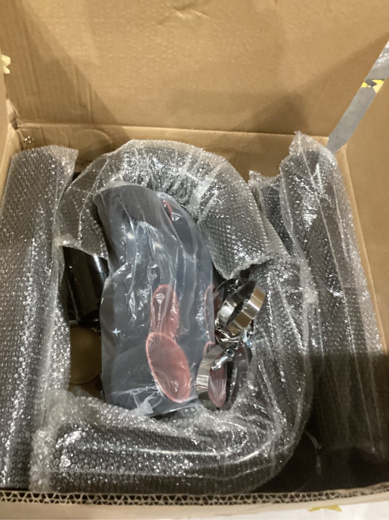 8PCS Universal Aluminum 3 Inch Intercooler Piping U-Pipe Black Kit & T-Bolt Clamps & Black Coupler (