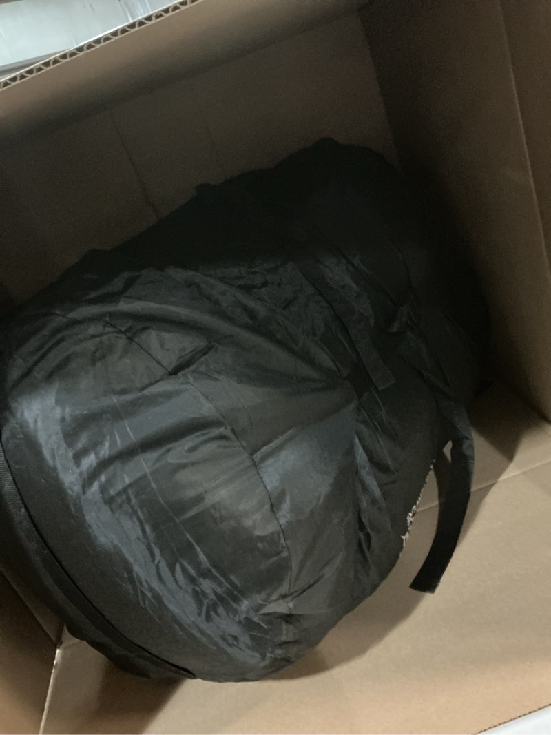 Condition photo showing Good Condition for AGEMORE 0 Degree Double Sleeping Bag for Adults, Cotton Flannel Lined 2 Person Queen Size Warm Sleeping Bag for Family Winter Camping or RV Traveling White Plaid