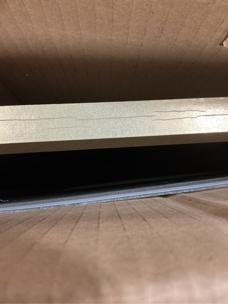 Condition photo showing As Is for Americanflat 20x30 Poster Frame with Polished Plexiglass - Gold Picture Frame - Wide Photo Frames Ma