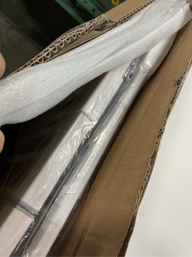 Condition photo showing New/Like New for keny 36" extra tall baby gate for doorways, fits openings 29.7" to 46" wide, auto close pressured mounted dog gate for stairs, no drilling easy install pet gate, white white 29.7-46"wide,36"tall