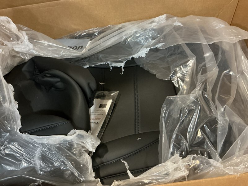 Condition photo showing Good Condition for FREESOO for Toyota Corolla Seat Covers LE 2023 2024 2025 2026, Waterproof Car Seat Covers for Cars, Luxury Leather Seat Cover Protector Cushions, Black Blue Full Set Full Set & Black With Blue Trim 2023-2026 LE