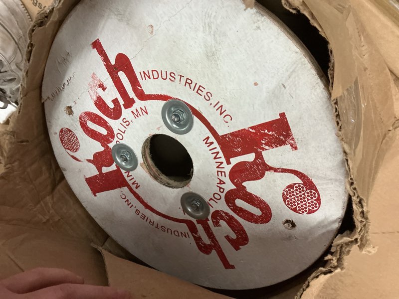Condition photo showing Good Condition for Koch Industries 003252 7 x 19 Galvanized Cable, 5/16-Inch by 250-Feet