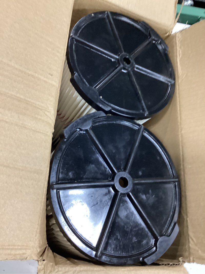 Condition photo showing Good Condition for 2 Pack CMXZVBE38754 Filter for Craftsman Shop Vac Wet Dry 5 to 20 Gallon, 9-38754 Red Stripe General Purpose for Craftsman 5 6 8 9 12 16 32 Gallon Shop Vacuum Replacement Filters