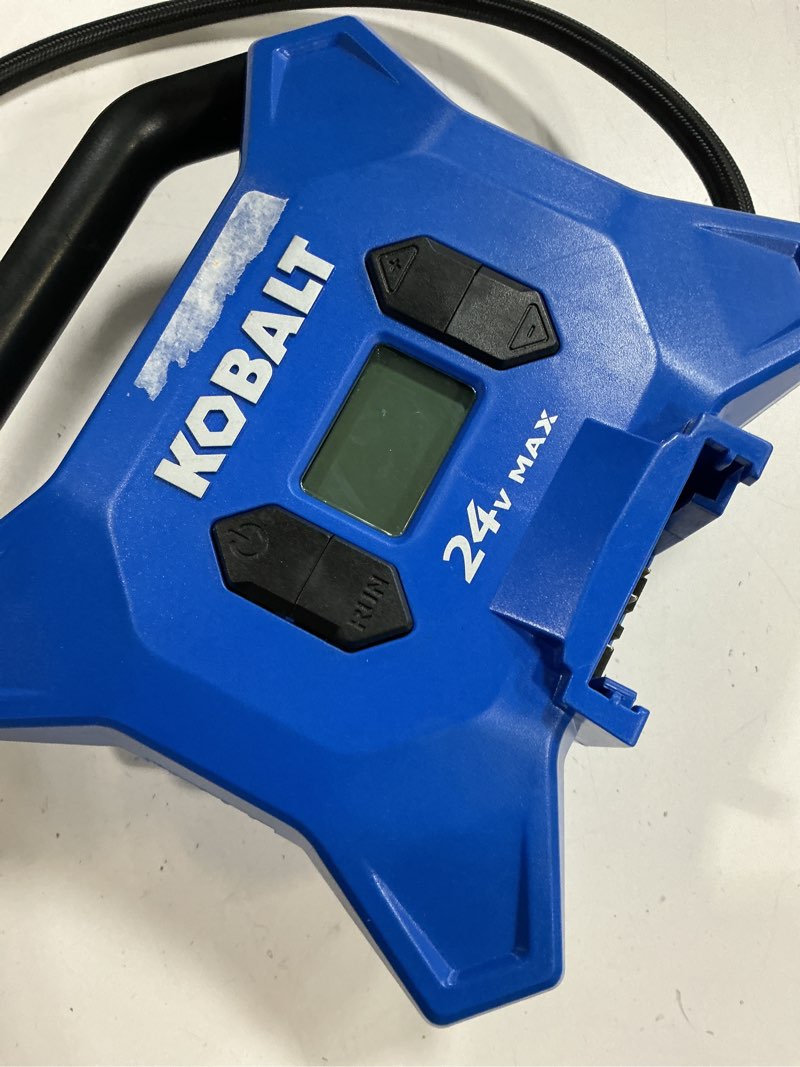 kobalt cordless high pressure 24-volt li-ion air inflator (power source: battery )