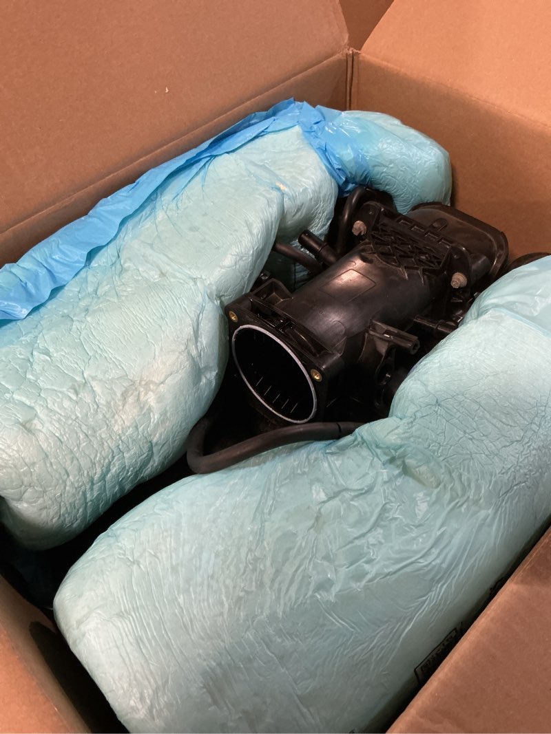 Condition photo showing As Is for MITZONE Intake Manifold Compatible with 2017-2019 Ford F250 F350 Super Duty 6.2L 16V V8 Gas IMRC Not For (Gaseous Prep Pack) Replace# HC3E9424AC