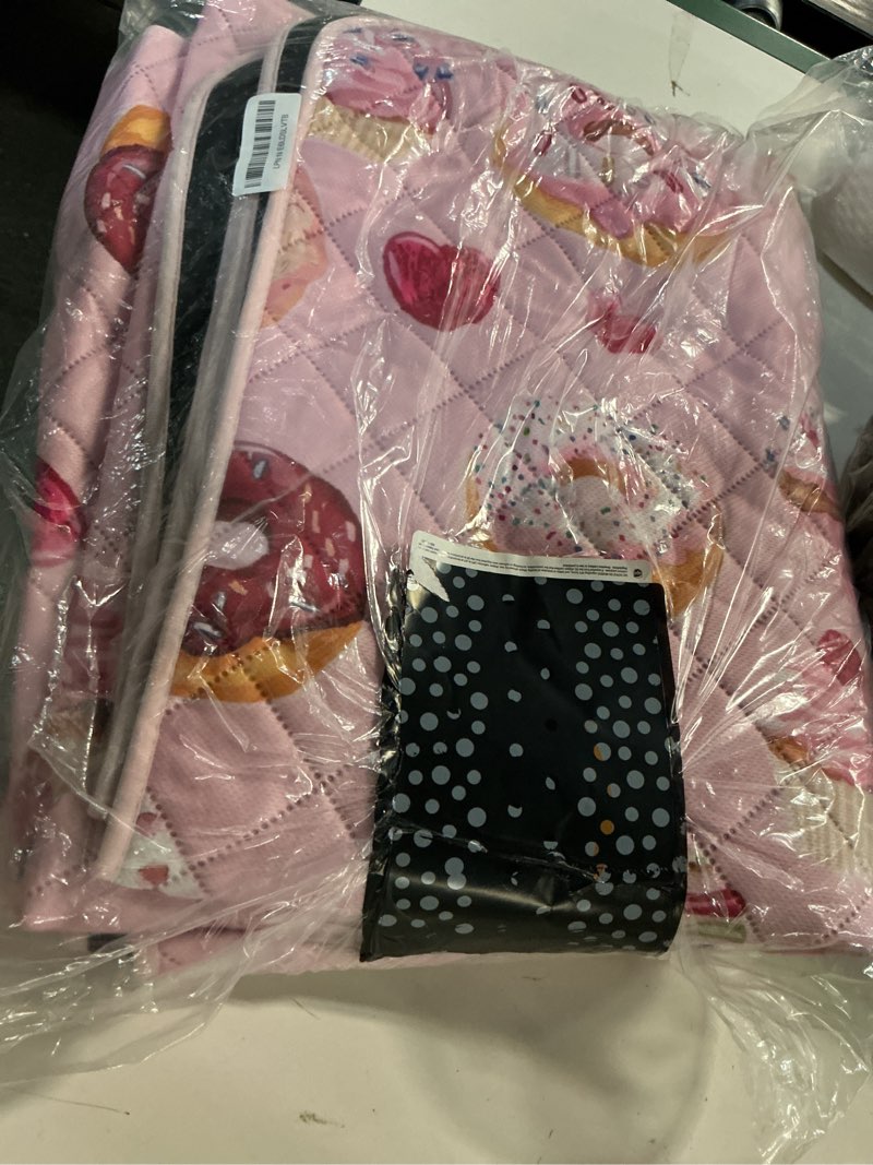 Condition photo showing Good Condition for ieuumler washable pee pads for dogs, 2 pack cake pattern reusable waterproof puppy potty pads, non-slip absorbent pet training pads for playpen crate bed eu015 pink cake, 48x36 pink cake 48x36 inch - 2pcs