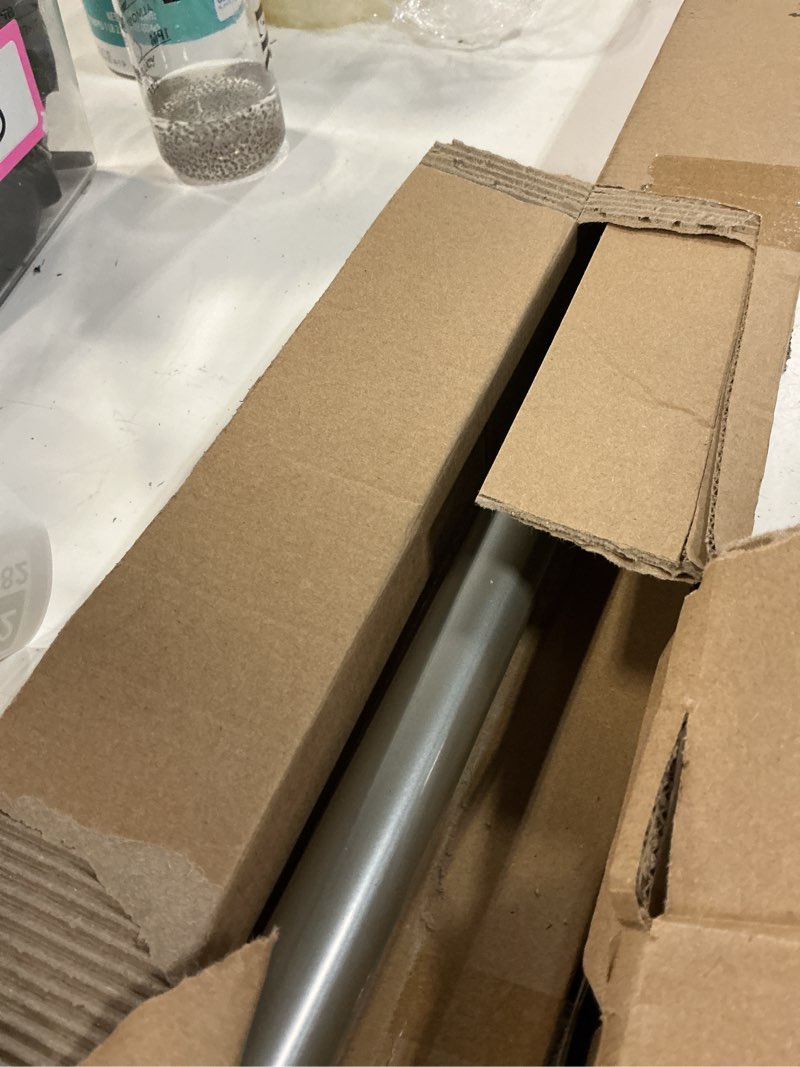 Condition photo showing Good Condition for tonial1 inch double curtain rods 36 to 72 inch (3 to 6 ft), heavy duty decorative drapery rod for windows 24 to 68 inch (6 to 5.7 ft) with classic cap finial, antique silver silver 36-72"