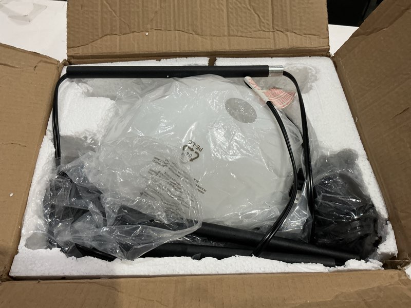 Condition photo showing Good Condition for floor lamp black, standing lamp, 71" tall lamps for living room, 3 way switch, plastic lampshade, torchiere floor lamp with reading lamps, modern pole lamps for bedroom kids room e26 base(no bulb) torchiere floor lamp(no bulb)