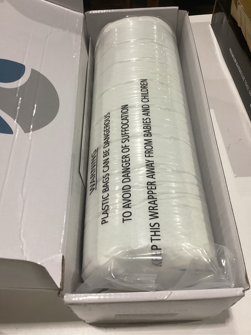 Condition photo showing New/Like New for bluewave bedding ultra slim gel memory foam pillow for stomach and back sleepers - thin, flat design for cervical neck alignment and deeper sleep (2.75-inches height, standard size) 2.75"h ultra slim (standard)