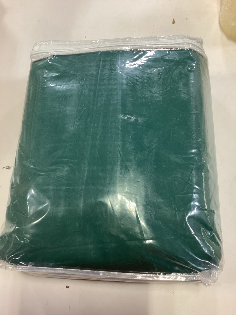 Condition photo showing New/Like New for DECOVSUN Pinch Pleated Green Curtains 120 Inch Extra Long,Light Blocking Blackout Pinch Pleat Tall Curtains for Large Window 42 Inch Width Living Room,Green 42X120 Inch 42"W x 120"L (Pack of 2) Green