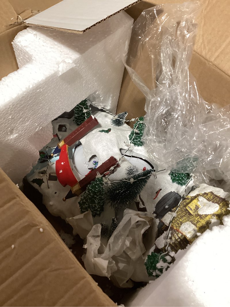 Condition photo showing As Is for Kurt S. Adler C5623 Table Piece, Standard, Multi-Color