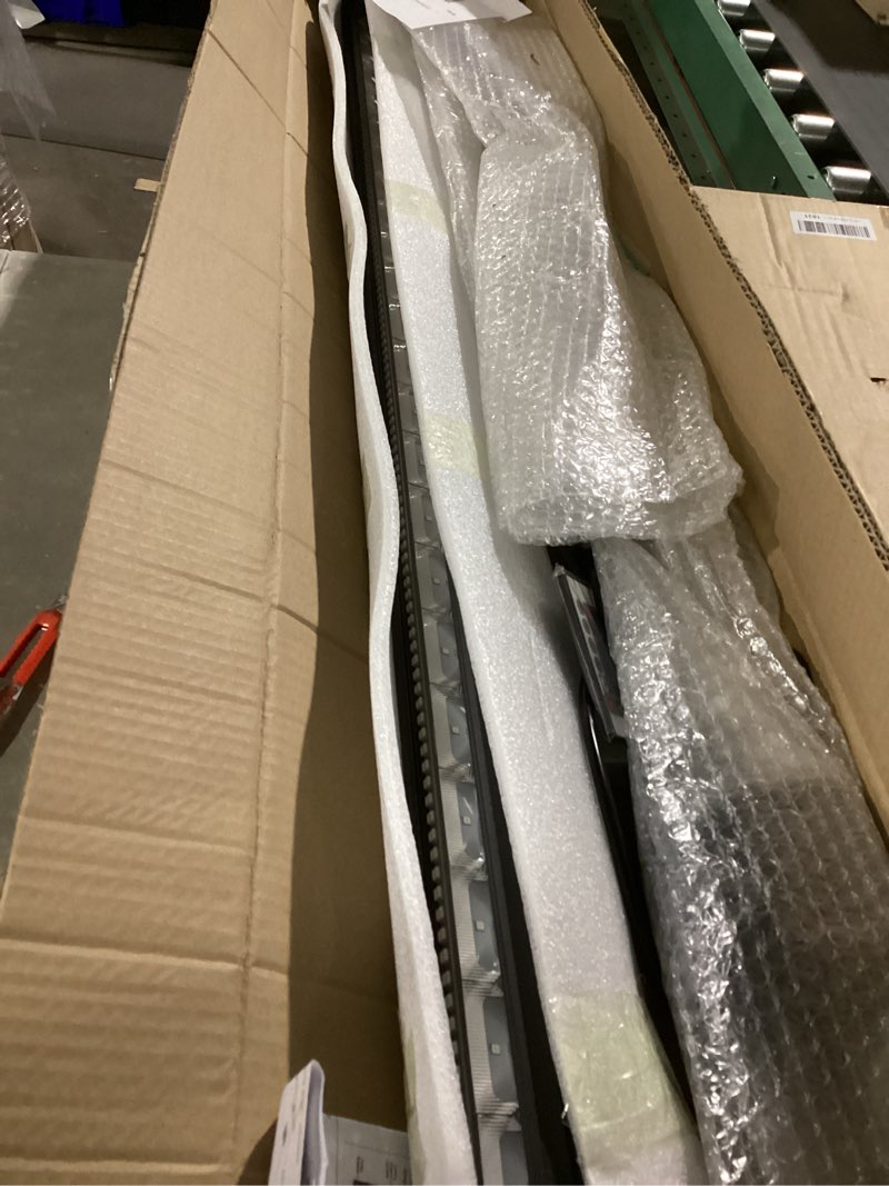 Condition photo showing New/Like New for 50" rgb led light bar 2pcs 4" flood led pods with multi-color chasing rgb halo 16 solid colors over 92 flashing modes offroad lights led driving lamp fog lights with switch wiring harness 50'' straight+4'' pods