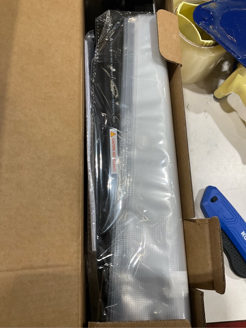 Condition photo showing Good Condition for bonsenkitchen vacuum sealer machine | compact food sealer for kitchen storage & meal prep | multiple modes?? | external vacuum system | 5 bags, silver?? silver machine + 5 bags