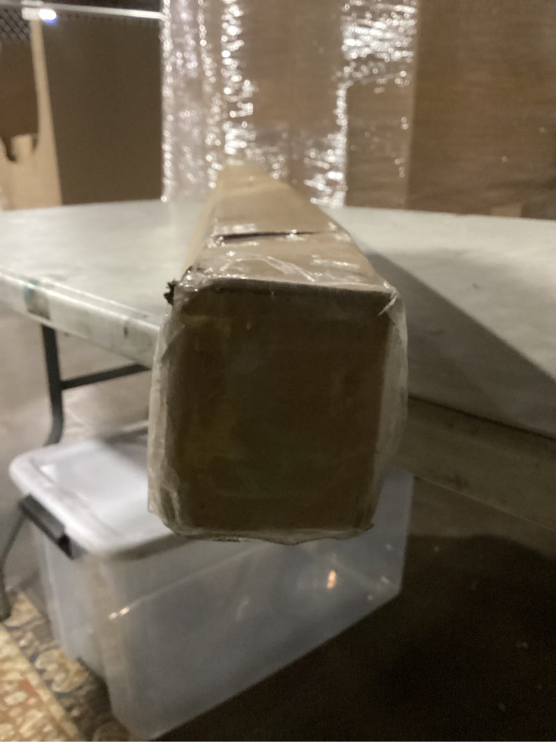 Condition photo showing Good Condition for Room/Dividers/Now Adjustable Ceiling Mounted Curtain Rod - Heavy Duty and Long 56-10 Inches Extendable Rods for Walls, Ceilings, Windows and Room Partitions - Black 56in-108in Black