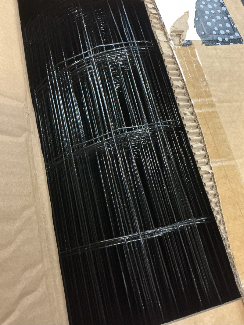 Condition photo showing Good Condition for tongmo 2 ft x 100 ft black pvc coated welded wire fence, 16ga garden chicken wire fence roll, mesh size 2" x 4" hardware cloth, ideal for yard protection and poultry netting 2ft*100ft black