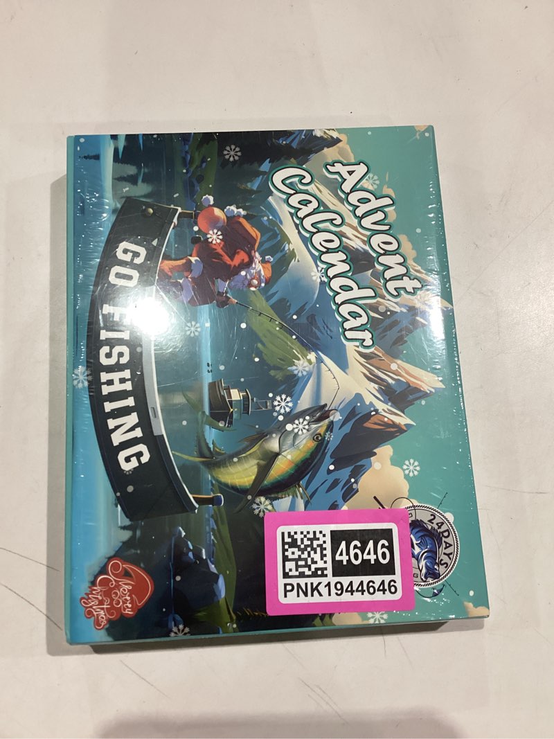 Condition photo showing New/Like New for Fishing Advent Calendar 2025, 24 Days Christmas Countdown Fishing Lures & Tackle Gift Set for Men Teen Boys, Xmas Holiday Fish Bait Surprise Box for Adults Fishermen