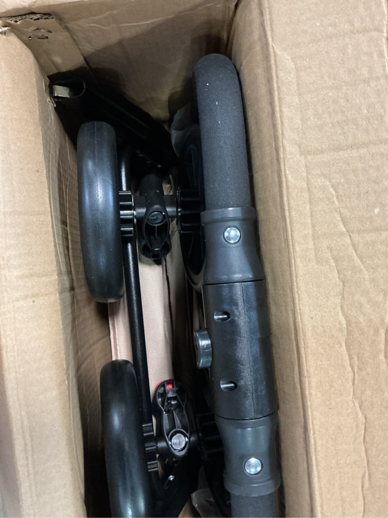 Condition photo showing Good Condition for X2 Pet Stroller, Dog Cat Stroller for Small Pets, Equipped with Detachable & One-Click Folding Carrier, Waterproof Pad & Sunshade Canopy,Camel