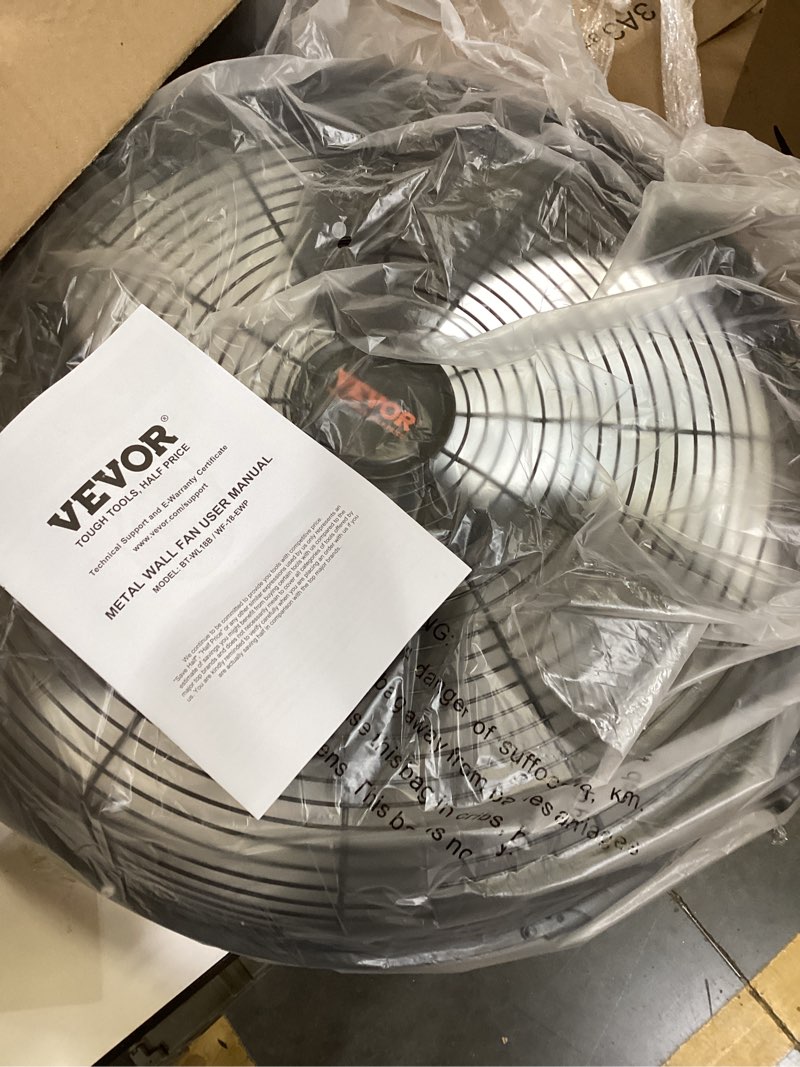 Vevor metal wallcfan