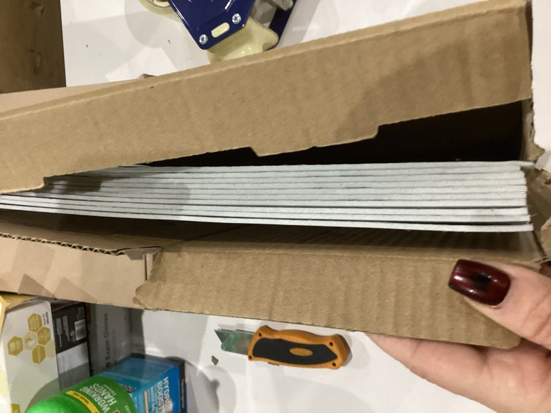 Condition photo showing As Is for 10pcs Marble Peel and Stick Backsplash Waterproof Washroom Wall Panels, Peel and Stick Tile, PVC Foam Wall Panels for Kitchen,Bathroom,Living Room,Colorful (Not Real Tile,11.8" x 11.8") Colorful Marble Tiles 11.8" x 11.8" x2.5MM x 10Pack