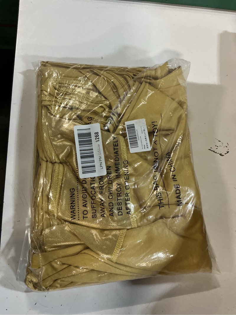 Condition photo showing Good Condition for 10ftx10ft thick gold glitter backdrop curtain panels for parties, wrinkle free sequin sparking photo backdrop drapes, 2 panels 5x10ft shimmer back drop cloth for wedding birthday photography 5ftx10ft(2 panels) gold