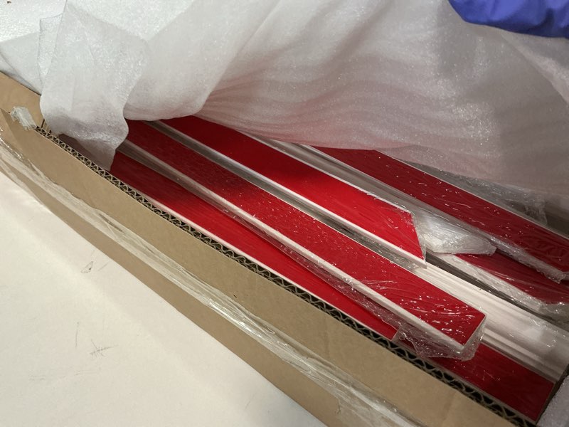 Condition photo showing Good Condition for 3 Set Peel and Stick Wall Molding Kit,Premade Self Adhesive Wainscoting Panels,Ready to Assemble Accent Molding Trim for Interior Wall Moulding Decor (24x60in)