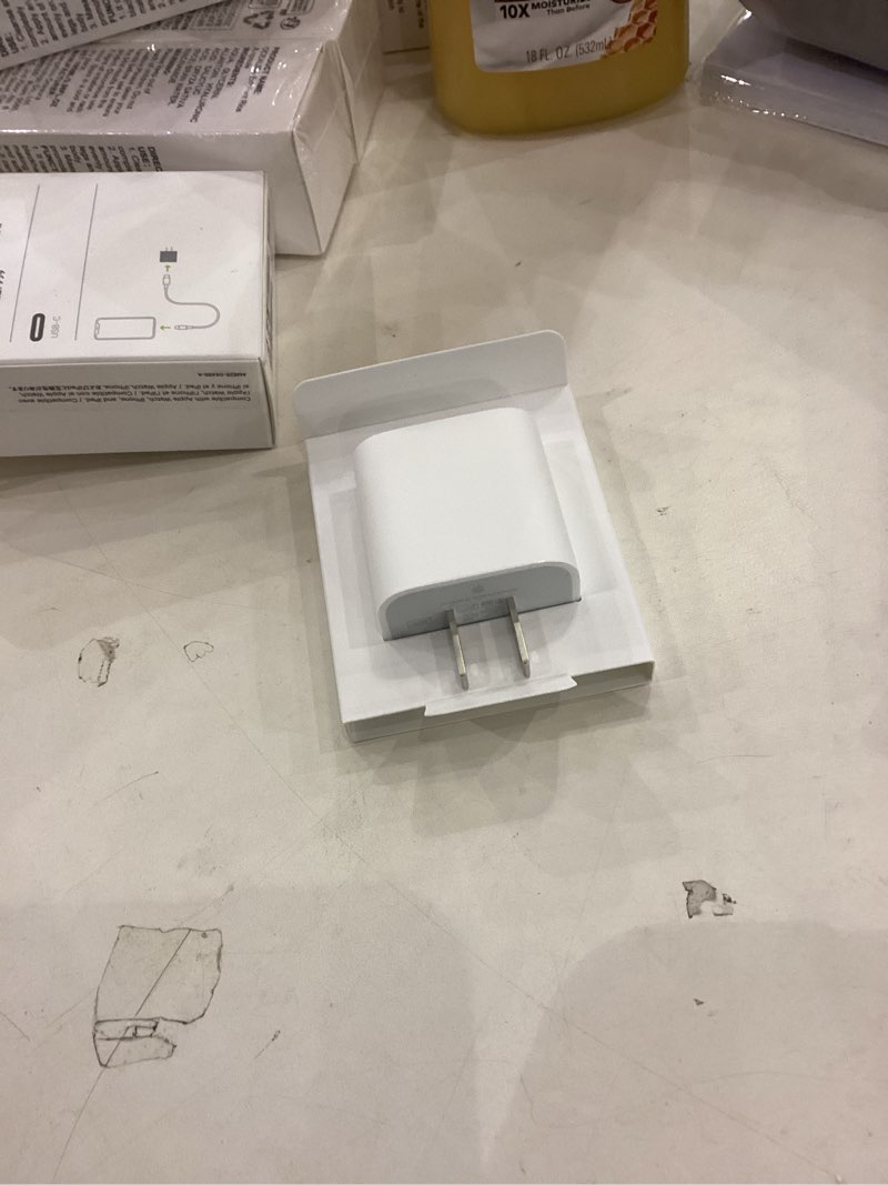 Condition photo showing Good Condition for Apple 20W USB-C Power Adapter - iPhone Charger with Fast Charging Capability, Type C Wall Charger