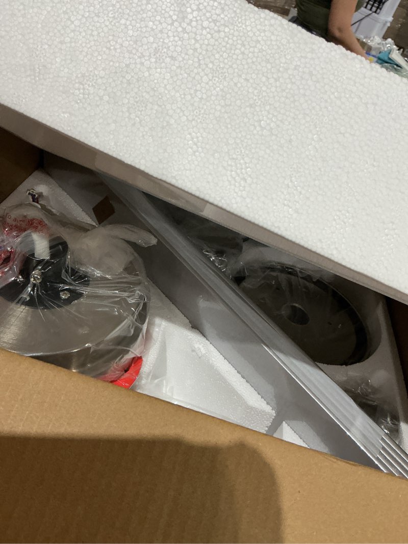 Condition photo showing Good Condition for yuhao 48 inch brushed nickel ceiling fan with light and remote control.noiseless,dimmable, 3cct,6 speeds reversible, modern dc ceiling fans for indoor or covered outdoor use,etl listed