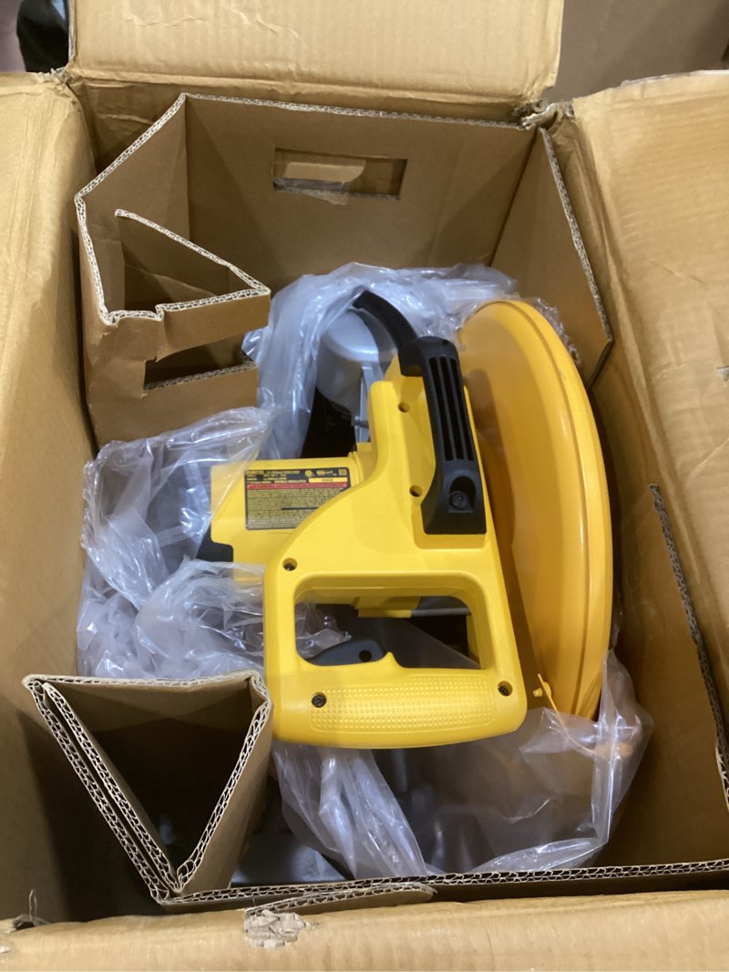 Condition photo showing Good Condition for dewalt chop saw, quick-change, 14-inch, old model (d28715)