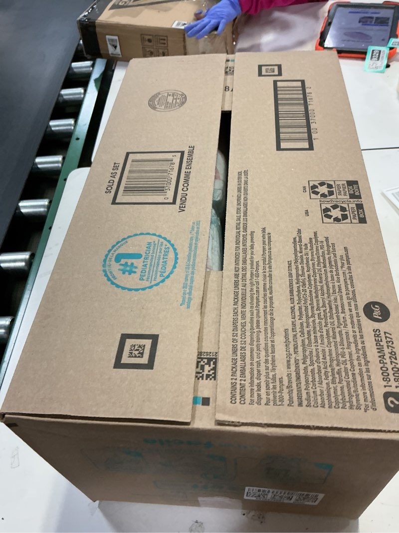 Condition photo showing New/Like New for Pampers Diapers - Cruisers 360 - Size 6, 104 Count, Babyproof up to 100% Leakproof Pull-On Diaper Size 6 104